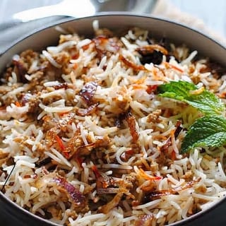 Lamb Kheema Biryani