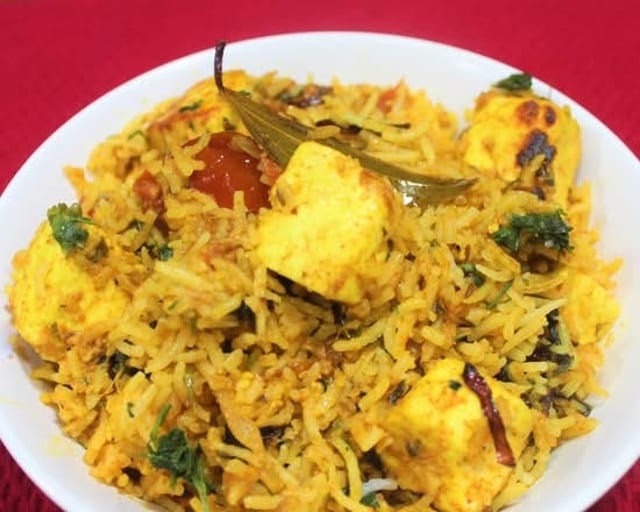 Paneer Biryani.